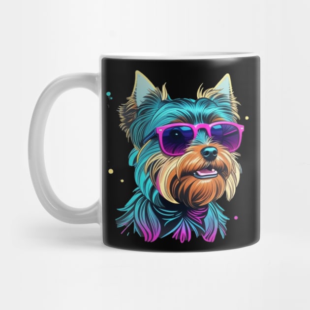 Cool Yorkie with Sunglasses by Relax and Carry On